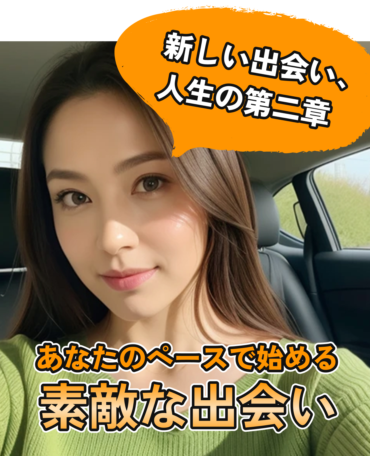 新しい人生、人生の第二章。あなたのペースで始める、素敵な第二章。